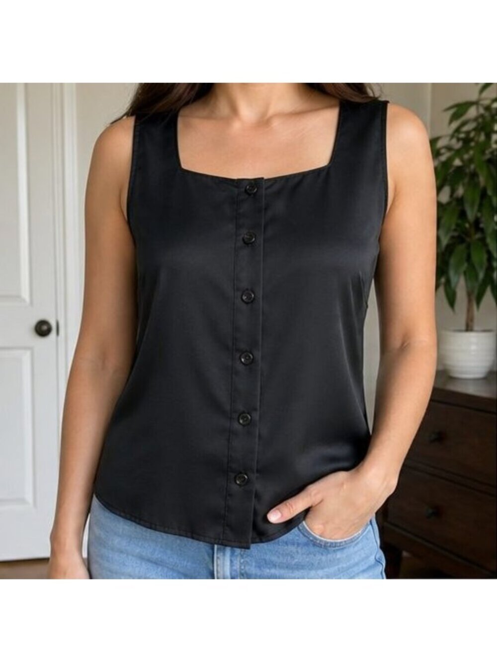 Black Cami Blouse